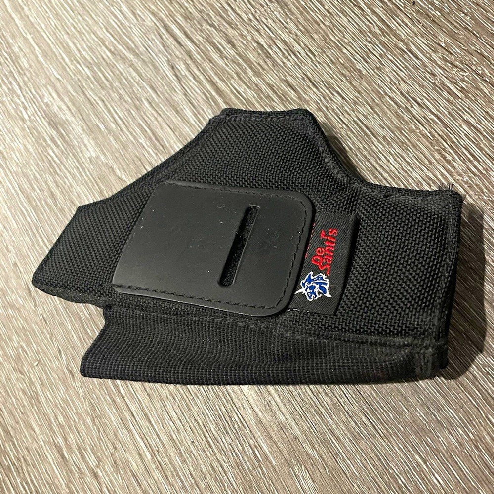 Black Nylon OWB Belt Clip Concealment Holster for Universal Pistol Ambi